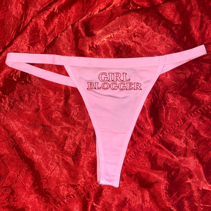 Girl Blogger Thong