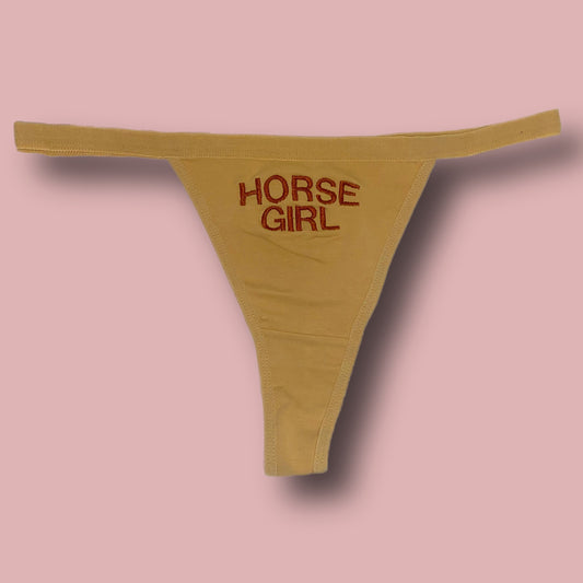 Horse Girl Thong